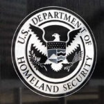 US Department of Homeland Security emblem on wall