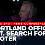 Two Portland police officers shot, search for shooter