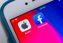 Hidden Power Grab: Digital Identity at Stake Apple and Facebook apps on smartphone screen