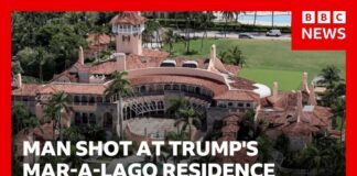 Armed man killed after entering secure perimeter of Donald