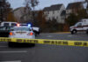 Dismemberment Horror: Soldier’s Wife Busted by Receipt! Sheriff line tape blocking scene with police and ambulance.