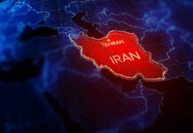 Nuclear Wildcard Haunts Iran Truce Map highlighting Iran with Tehran marked.