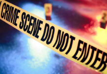 Family Fest Turns War Zone Crime scene tape with do not enter text.