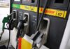 Trump Threatens Pump Price Crackdown Close-up of a fuel pump with diesel and gasoline options
