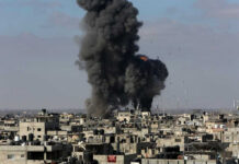 Deal ‘Over’ — Talks Still Alive? Large explosion over a crowded urban area.