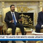 Trump’s High-Stakes Meeting With Iraq President Trump Participates in a Bilateral Meeting with the Prime Minister of the Republic of Iraq