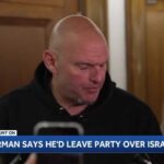 Fetterman Threatens Exit Over Israel Shift Sen. John Fetterman says anti-Israel stance would push him to leave Democratic Party
