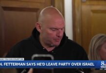 Sen. John Fetterman says anti-Israel stance would push him to leave Democratic Party