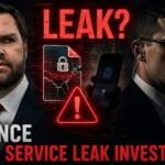 Security Protocols Leaked—Investigation Erupts JD Vance’s Secret Service Agent Under Investigation Over Alleged Leak