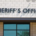 sheriff's office building exterior sign