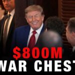 Shock Blitz: $30M Hits Swing States Trump touts $800M war chest in first election without leading the ticket