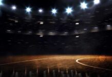 Ex-NBA Stars Challenge ‘Women Only’ Clause Basketball court under bright arena lights