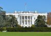 Peace Claim, Missiles On Standby The White House with the American flag flying in front
