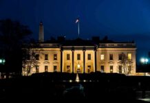 East Room Surprise: Trump’s Bold Outreach Move The White House illuminated at night