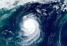 Weather Rulebook Shredded by Super El Niño Satellite view of a powerful hurricane swirling over the ocean