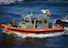 Chilling Medevac Disaster Near L.A. U.S. Coast Guard patrol boat speeding on open water