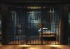 Public Execution Broadcast – Rules Thrown Out Prison cell with metal bars and a single bed