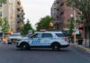 ICE Bullets Fly – Five-Year-Old Inside NYPD police SUV blocking a city street at a taped-off scene
